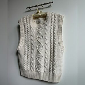 Wilfred Cream Sweater Vest size M